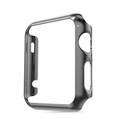 Coque Bumper Luxe Aluminum Metal pour Apple iWatch 38mm Gris
