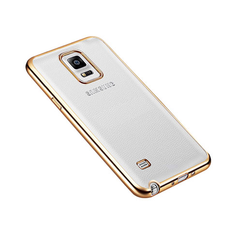 Coque Bumper Luxe Aluminum Metal pour Samsung Galaxy Note 4 Duos N9100 Dual SIM Or