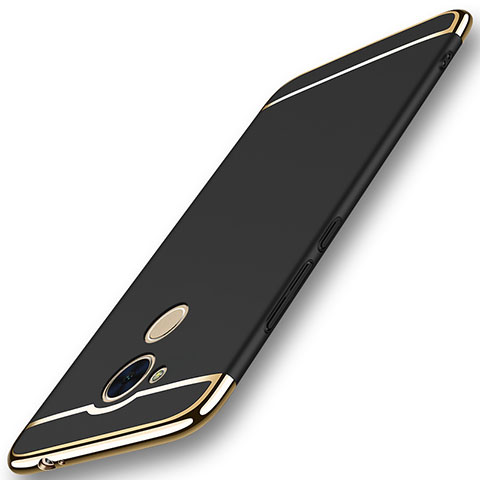 Coque Bumper Luxe Metal et Plastique Etui Housse M01 pour Huawei Enjoy 6S Noir