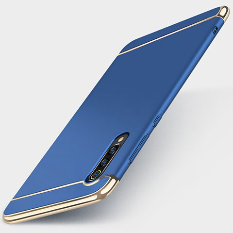 Coque Bumper Luxe Metal et Plastique Etui Housse M01 pour Xiaomi Mi 9 Bleu