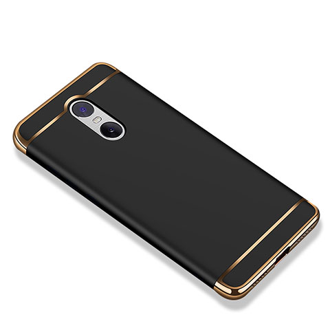 Coque Bumper Luxe Metal et Plastique Etui Housse M01 pour Xiaomi Redmi Note 4X High Edition Noir