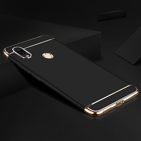 Coque Bumper Luxe Metal et Plastique Etui Housse M01 pour Xiaomi Redmi Note 7 Noir