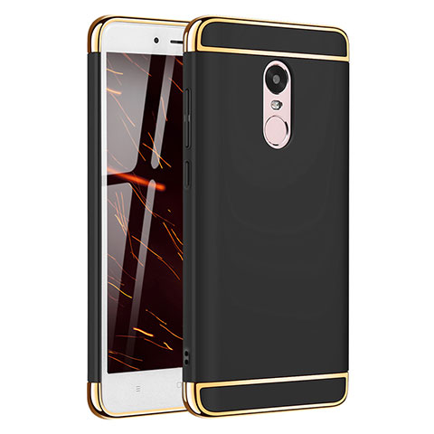 Coque Bumper Luxe Metal et Plastique Etui Housse M02 pour Xiaomi Redmi Note 4 Noir