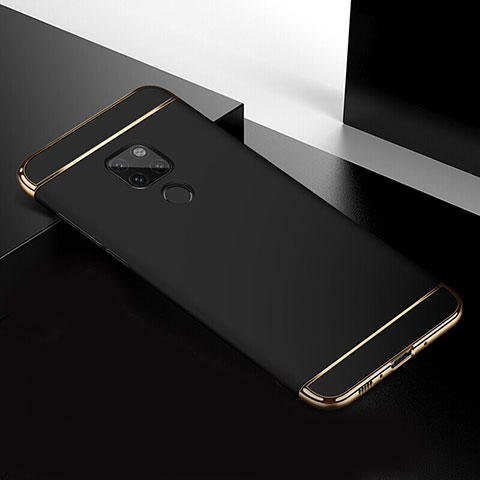 Coque Bumper Luxe Metal et Plastique Etui Housse T02 pour Huawei Mate 20 Noir