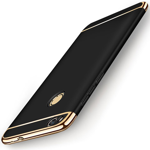 Coque Bumper Luxe Metal et Plastique pour Huawei Honor 8 Lite Noir