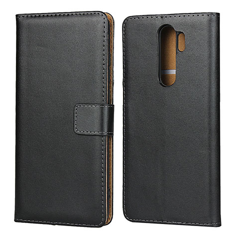 Coque Clapet Portefeuille Livre Cuir K01 pour Xiaomi Redmi Note 8 Pro Noir
