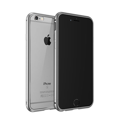 Coque Contour Luxe Aluminum Metal pour Apple iPhone 6S Gris