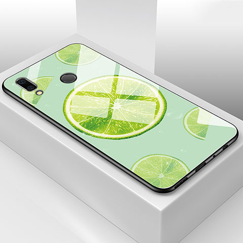 Coque Contour Silicone et Vitre Fruit Miroir Etui Housse pour Huawei Honor 8X Vert