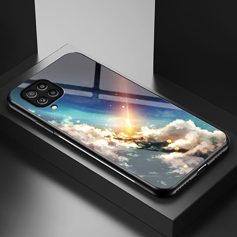 Coque Contour Silicone et Vitre Motif Fantaisie Miroir Etui Housse LS1 pour Samsung Galaxy M32 4G Mixte