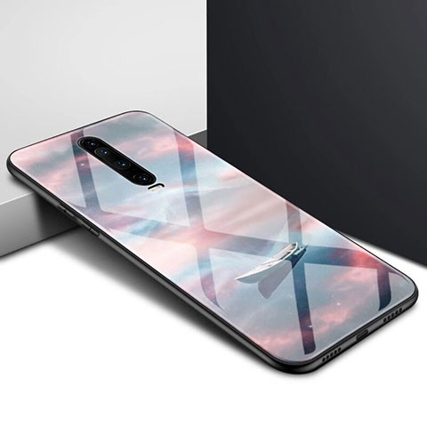 Coque Contour Silicone et Vitre Motif Fantaisie Miroir Etui Housse pour Xiaomi Redmi K30 5G Mixte
