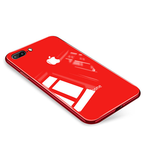coque iphone 8 plus contour rouge
