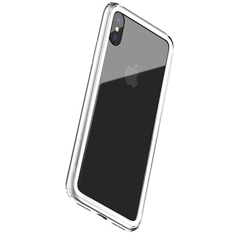 Coque Contour Silicone Gel pour Apple iPhone Xs Max Blanc