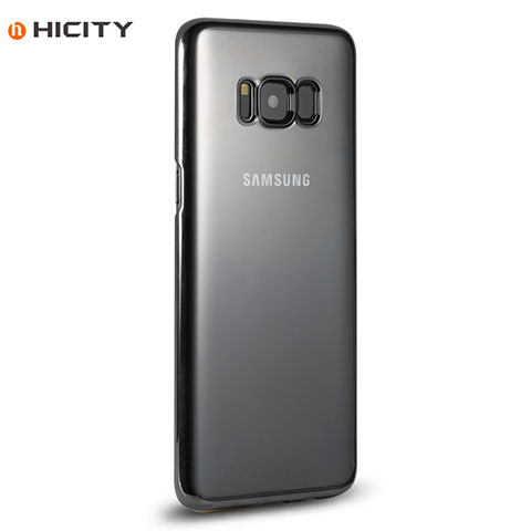 Coque Contour Silicone Transparente Gel pour Samsung Galaxy S8 Noir
