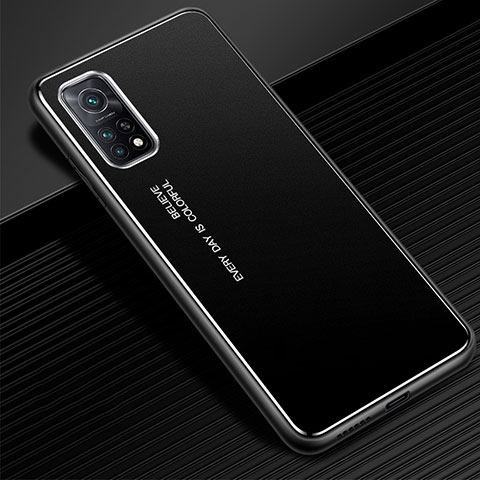Coque Luxe Aluminum Metal Housse Etui pour Xiaomi Mi 10T 5G Noir