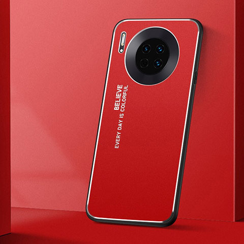 Coque Luxe Aluminum Metal Housse Etui T01 pour Huawei Mate 30E Pro 5G Rouge