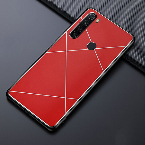 Coque Luxe Aluminum Metal Housse Etui T03 pour Xiaomi Redmi Note 8T Rouge