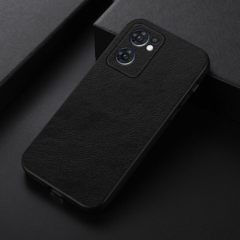 Coque Luxe Cuir Housse Etui B06H pour Oppo Find X5 Lite 5G Noir