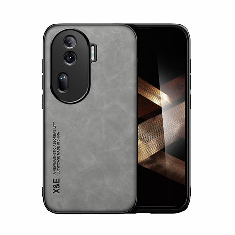 Coque Luxe Cuir Housse Etui DY1 pour Oppo Reno11 Pro 5G Gris