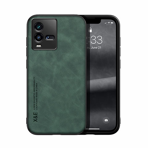 Coque Luxe Cuir Housse Etui DY1 pour Vivo iQOO 10 5G Vert