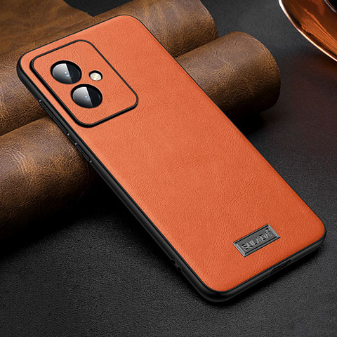Coque Luxe Cuir Housse Etui LD2 pour Huawei Honor 100 5G Orange