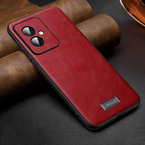 Coque Luxe Cuir Housse Etui LD2 pour Huawei Honor 100 5G Rouge