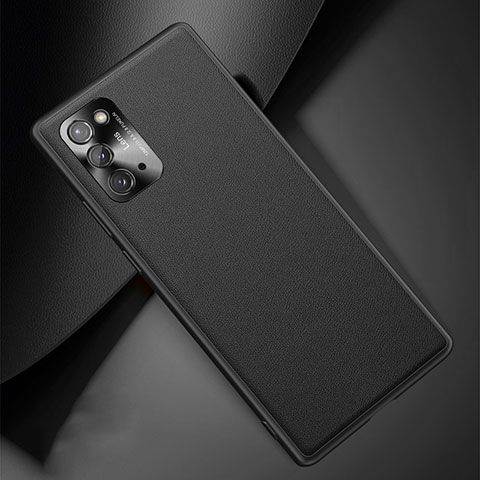 Coque Luxe Cuir Housse Etui N01 pour Samsung Galaxy Note 20 5G Noir