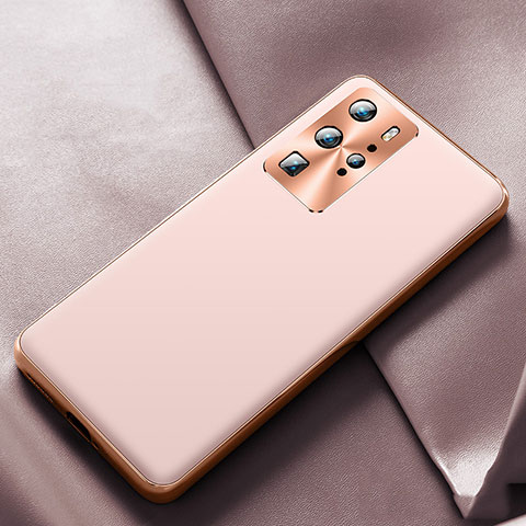 Coque Luxe Cuir Housse Etui N07 pour Huawei P40 Pro Or Rose