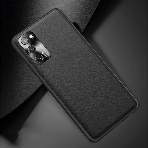 Coque Luxe Cuir Housse Etui pour Samsung Galaxy S20 FE 5G Noir