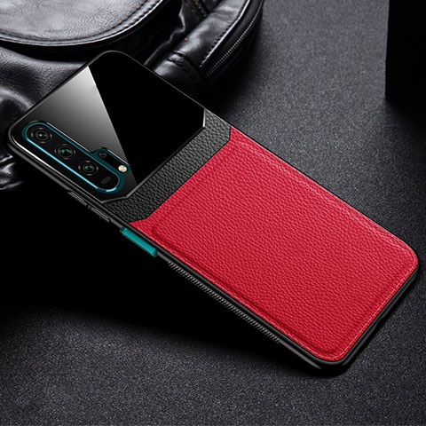 Coque Luxe Cuir Housse Etui R05 pour Huawei Honor 20 Pro Rouge