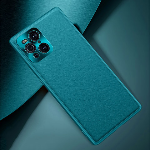 Coque Luxe Cuir Housse Etui S02 pour Oppo Find X3 Pro 5G Vert