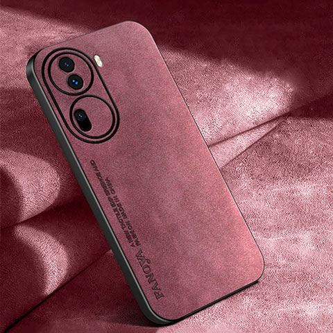 Coque Luxe Cuir Housse Etui S04 pour Oppo Reno11 Pro 5G Rouge