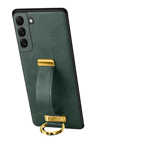 Coque Luxe Cuir Housse Etui S05 pour Samsung Galaxy S23 5G Vert