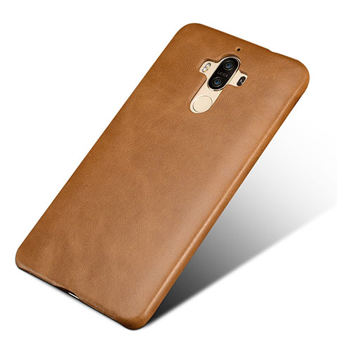 Coque Luxe Cuir Housse L01 pour Huawei Mate 9 Marron