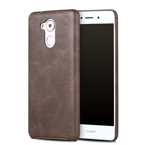 Coque Luxe Cuir Housse pour Huawei Honor 6C Marron