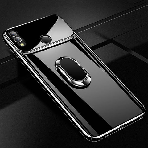 Coque Plastique Housse Etui Rigide Mat avec Support Bague Anneau Aimante Magnetique A01 pour Huawei Honor 10 Lite Noir