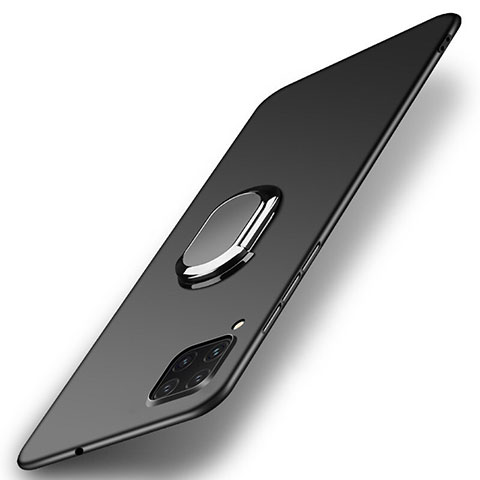 Coque Plastique Housse Etui Rigide Mat avec Support Bague Anneau Aimante Magnetique P01 pour Huawei Nova 7i Noir