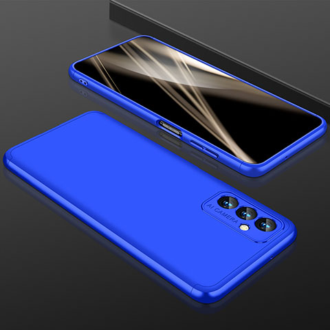 Coque Plastique Mat Protection Integrale 360 Degres Avant et Arriere Etui Housse P01 pour Samsung Galaxy F13 4G Bleu