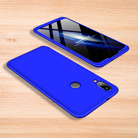 Coque Plastique Mat Protection Integrale 360 Degres Avant et Arriere Etui Housse pour Xiaomi Mi Play 4G Bleu