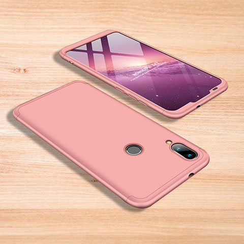 Coque Plastique Mat Protection Integrale 360 Degres Avant et Arriere Etui Housse pour Xiaomi Mi Play 4G Rose