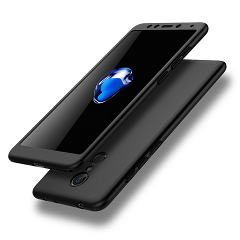 Coque Plastique Mat Protection Integrale 360 Degres Avant et Arriere Etui Housse pour Xiaomi Redmi 5 Noir