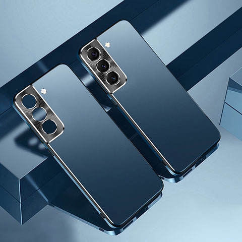 Coque Plastique Rigide Etui Housse Mat AT1 pour Samsung Galaxy S23 Plus 5G Bleu