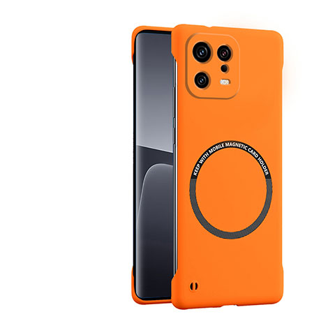 Coque Plastique Rigide Etui Housse Mat avec Mag-Safe Magnetic Magnetique pour Xiaomi Mi 13 5G Orange