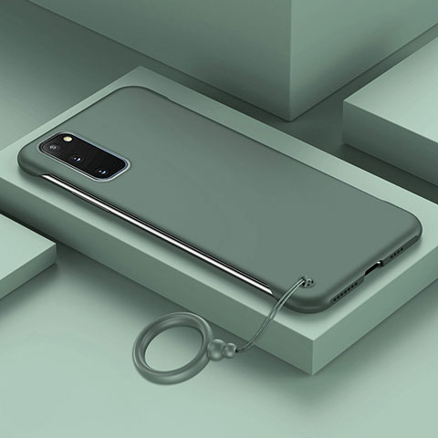 Coque Plastique Rigide Etui Housse Mat JS1 pour Samsung Galaxy S20 Vert Nuit