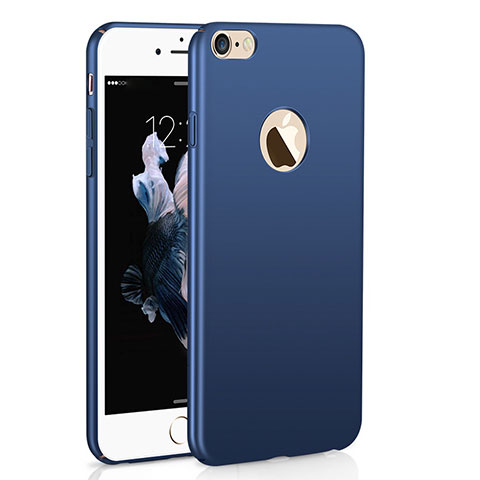 Coque Plastique Rigide Etui Housse Mat M01 pour Apple iPhone 6S Bleu
