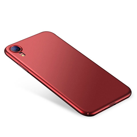 Coque Plastique Rigide Etui Housse Mat M01 pour Apple iPhone XR Rouge