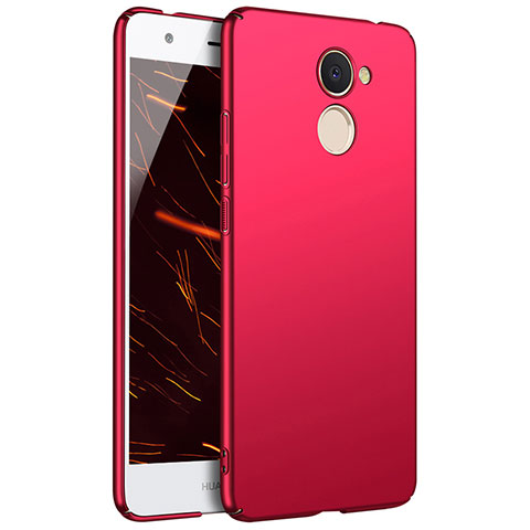 Coque Plastique Rigide Etui Housse Mat M01 pour Huawei Enjoy 7 Plus Rouge
