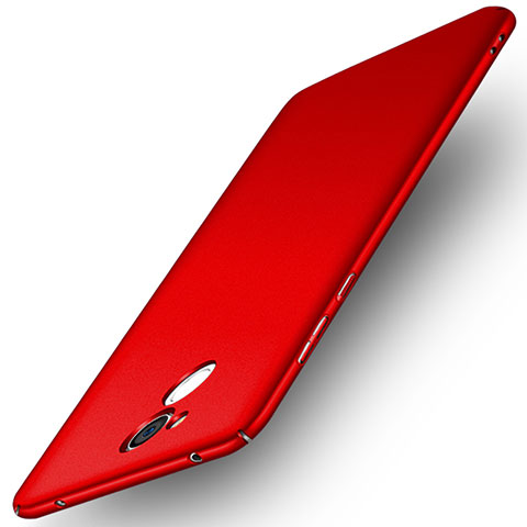 Coque Plastique Rigide Etui Housse Mat M01 pour Huawei Honor 6A Rouge