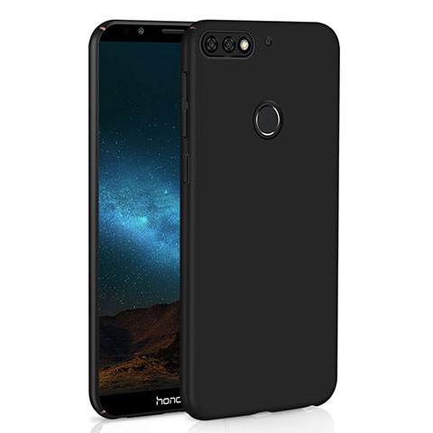 Coque Plastique Rigide Etui Housse Mat M01 pour Huawei Honor 7C Noir