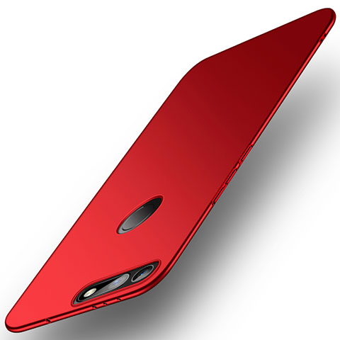 Coque Plastique Rigide Etui Housse Mat M01 pour Huawei Honor View 20 Rouge