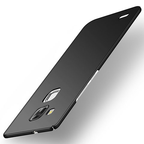 Coque Plastique Rigide Etui Housse Mat M01 pour Huawei Mate 7 Noir